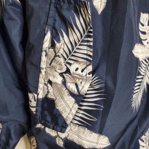 Sovereign Code Satin Nylon Full Zip Bomber Windbreaker Jacket Mens Large - Picture 7 of 16